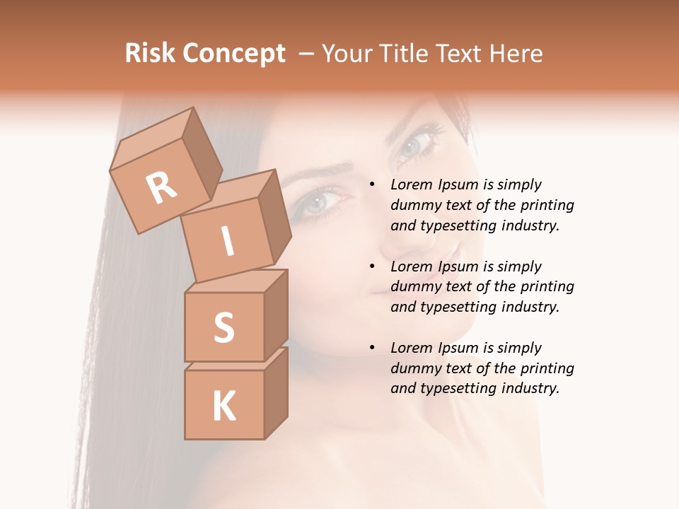 Sexy Isolated Joy PowerPoint Template