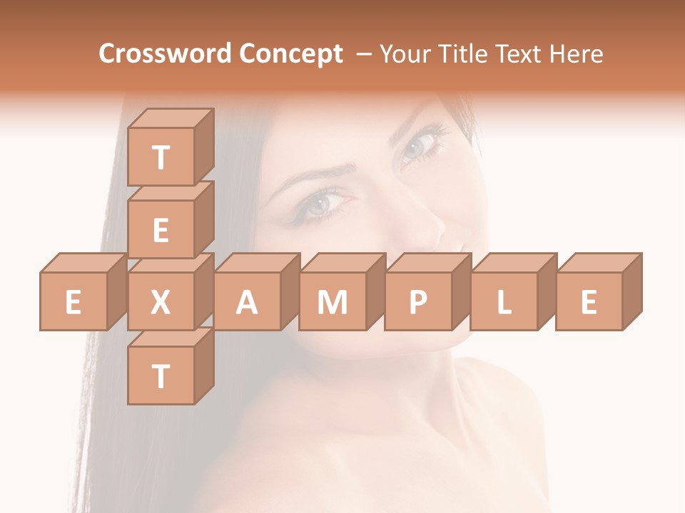 Sexy Isolated Joy PowerPoint Template