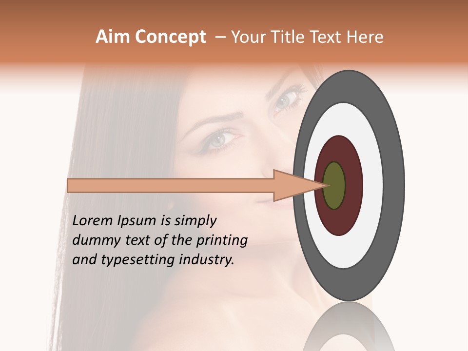 Sexy Isolated Joy PowerPoint Template