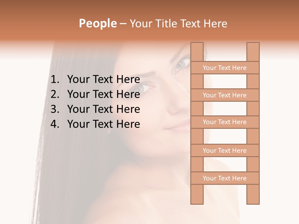 Sexy Isolated Joy PowerPoint Template