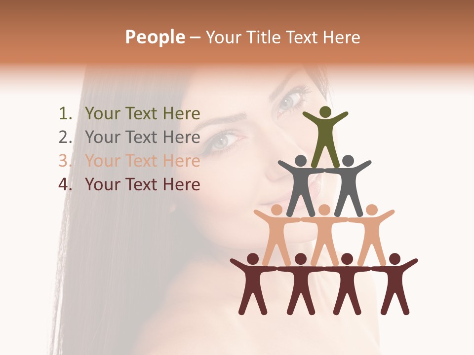 Sexy Isolated Joy PowerPoint Template