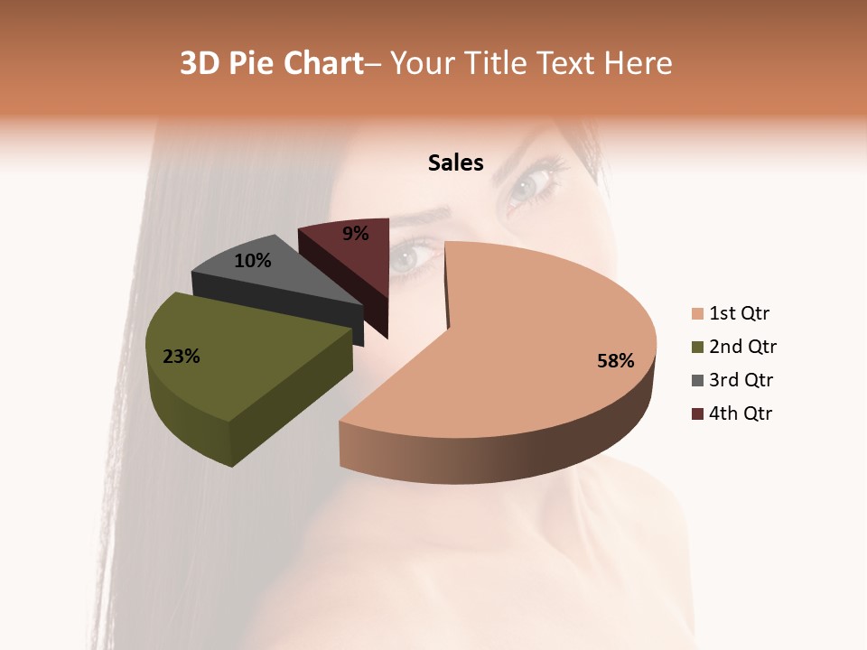 Sexy Isolated Joy PowerPoint Template