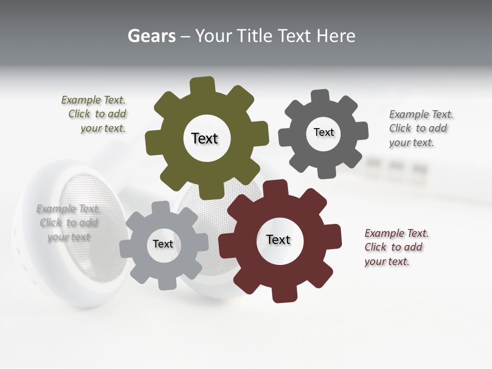 Over Telephone Audio PowerPoint Template