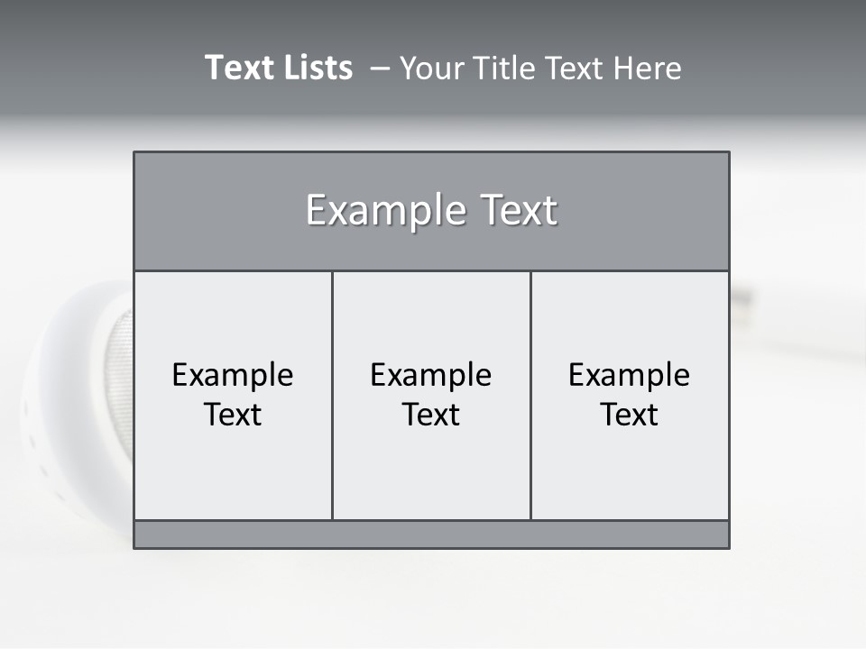 Over Telephone Audio PowerPoint Template