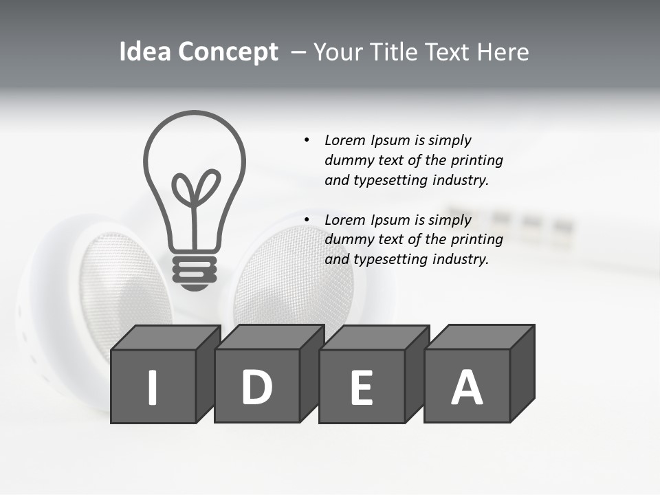 Over Telephone Audio PowerPoint Template
