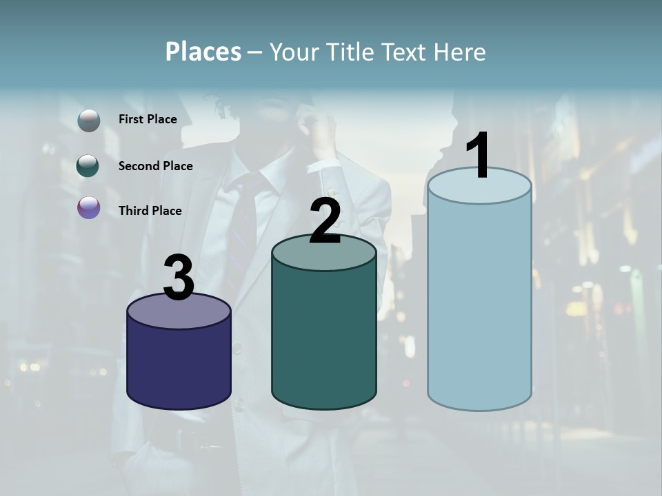 Meeting Street Guy PowerPoint Template