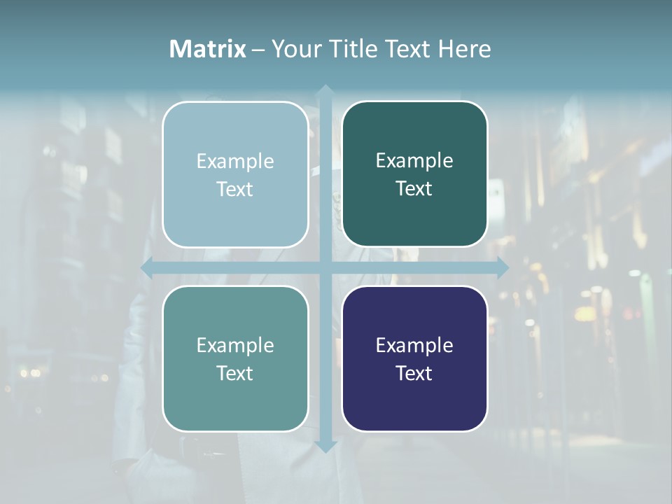 Meeting Street Guy PowerPoint Template