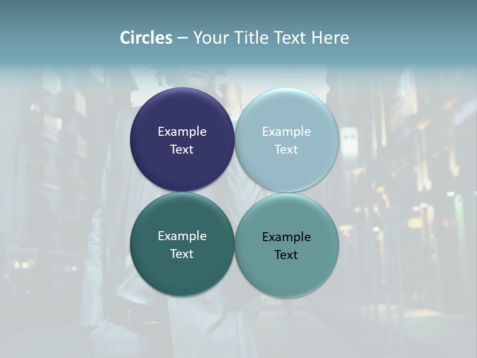 Meeting Street Guy PowerPoint Template