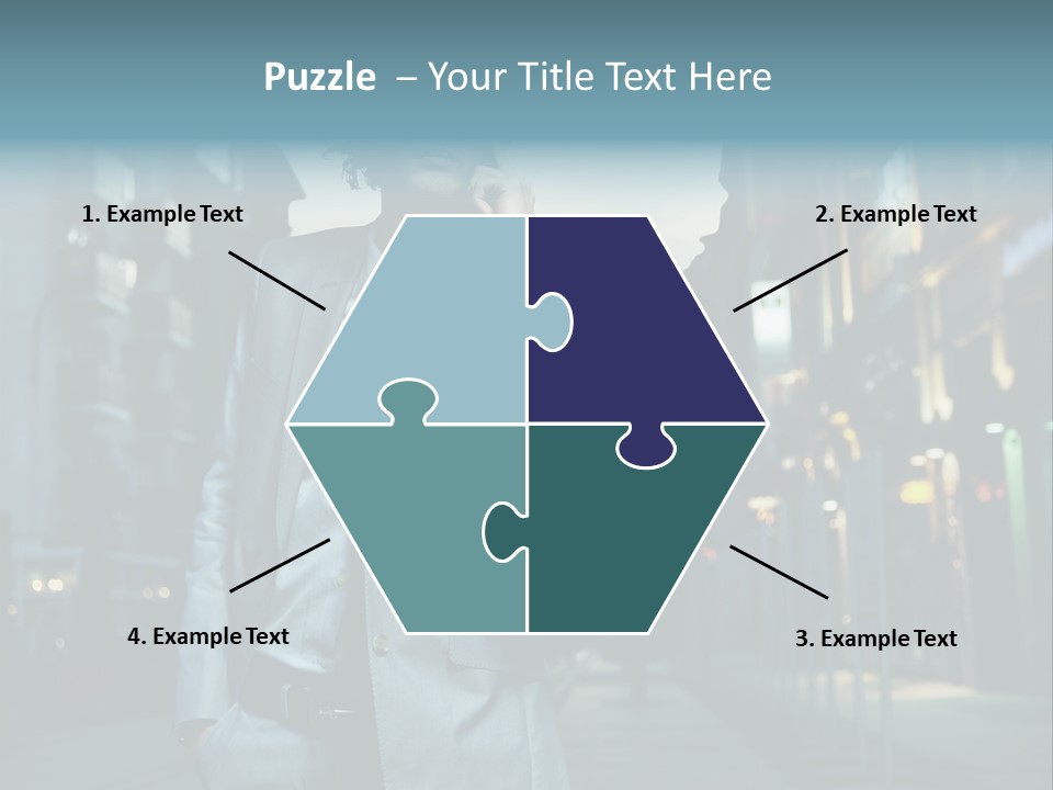 Meeting Street Guy PowerPoint Template