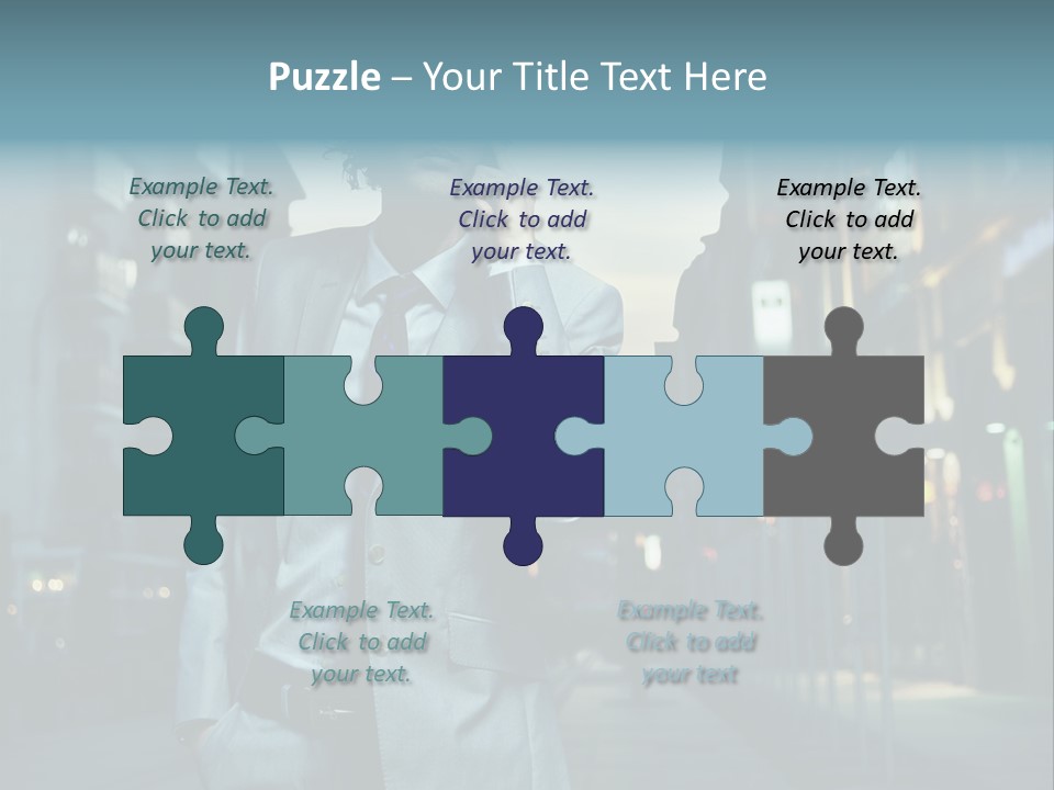 Meeting Street Guy PowerPoint Template