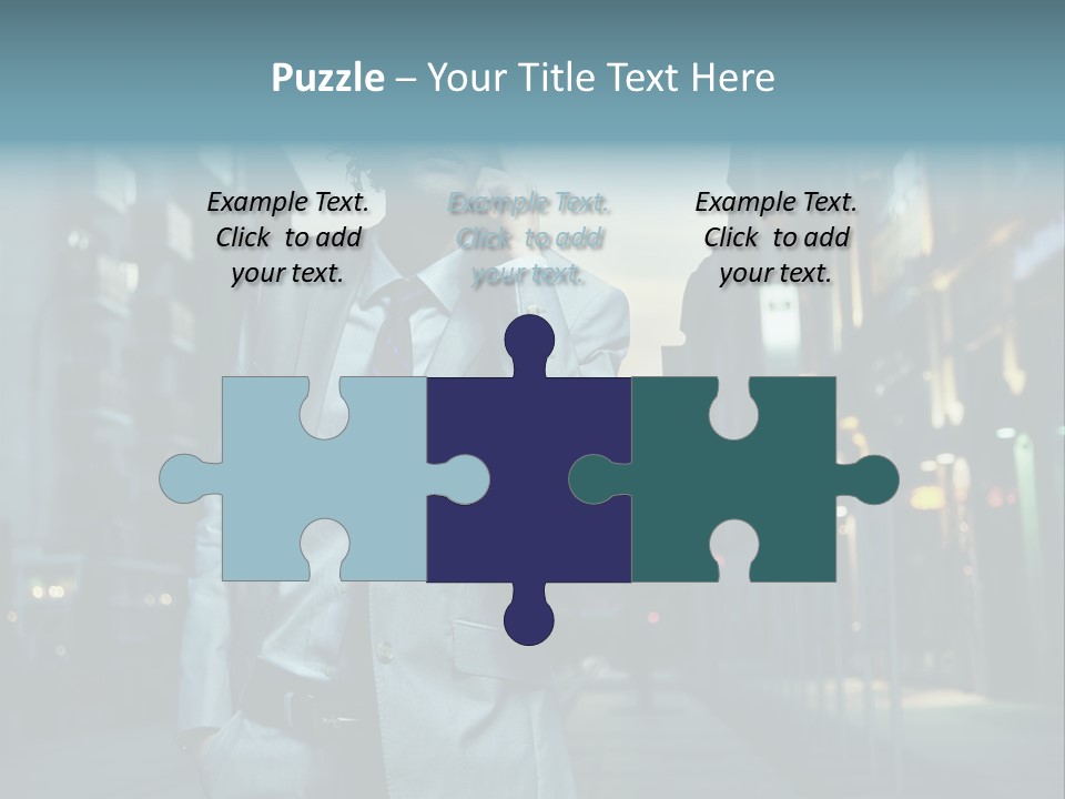 Meeting Street Guy PowerPoint Template