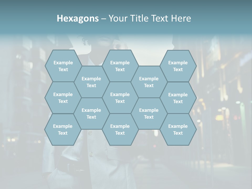 Meeting Street Guy PowerPoint Template