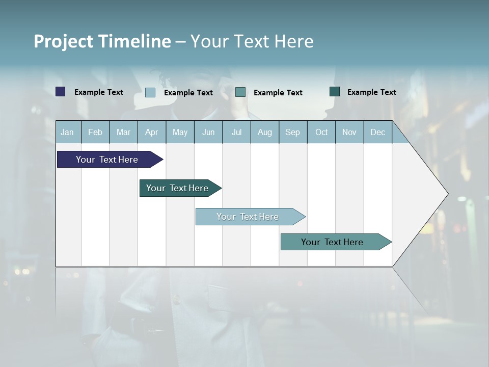 Meeting Street Guy PowerPoint Template
