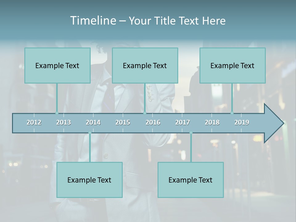 Meeting Street Guy PowerPoint Template