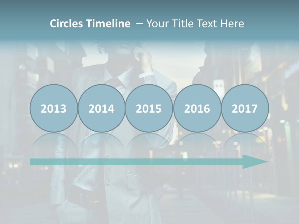 Meeting Street Guy PowerPoint Template