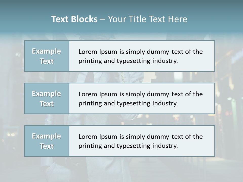 Meeting Street Guy PowerPoint Template