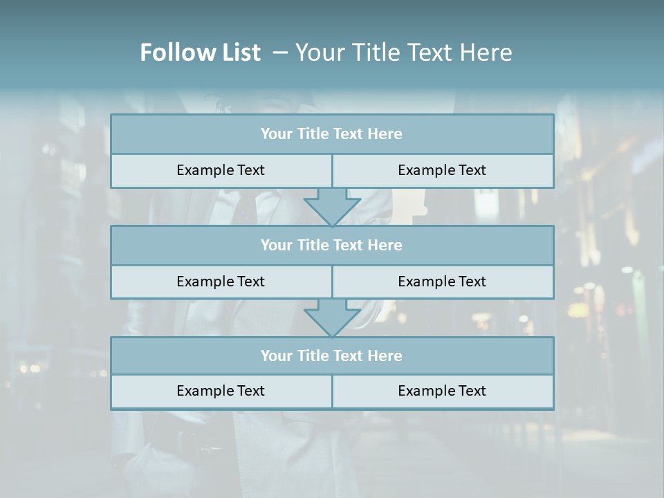 Meeting Street Guy PowerPoint Template