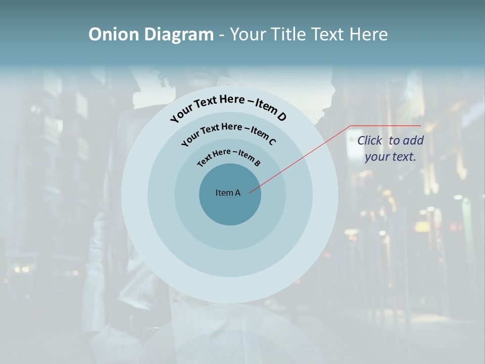 Meeting Street Guy PowerPoint Template