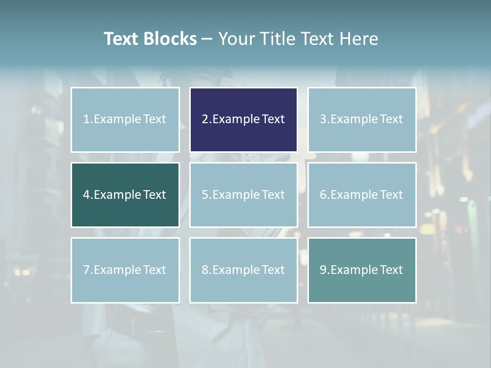 Meeting Street Guy PowerPoint Template