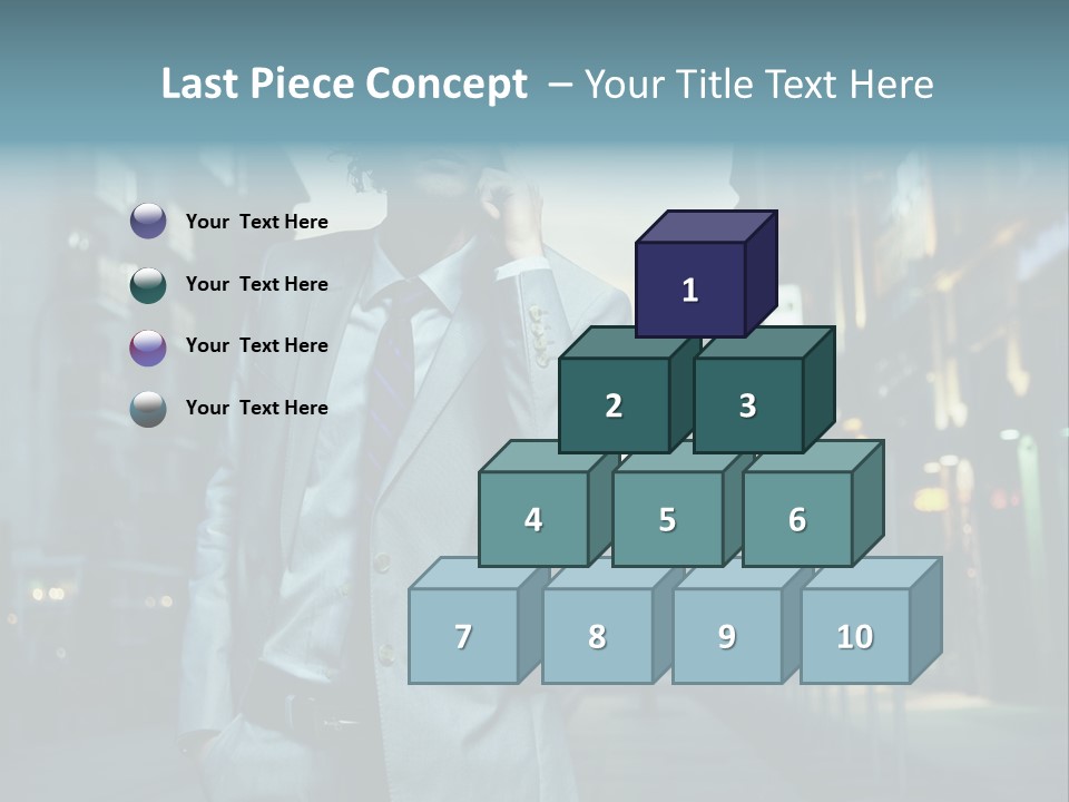 Meeting Street Guy PowerPoint Template