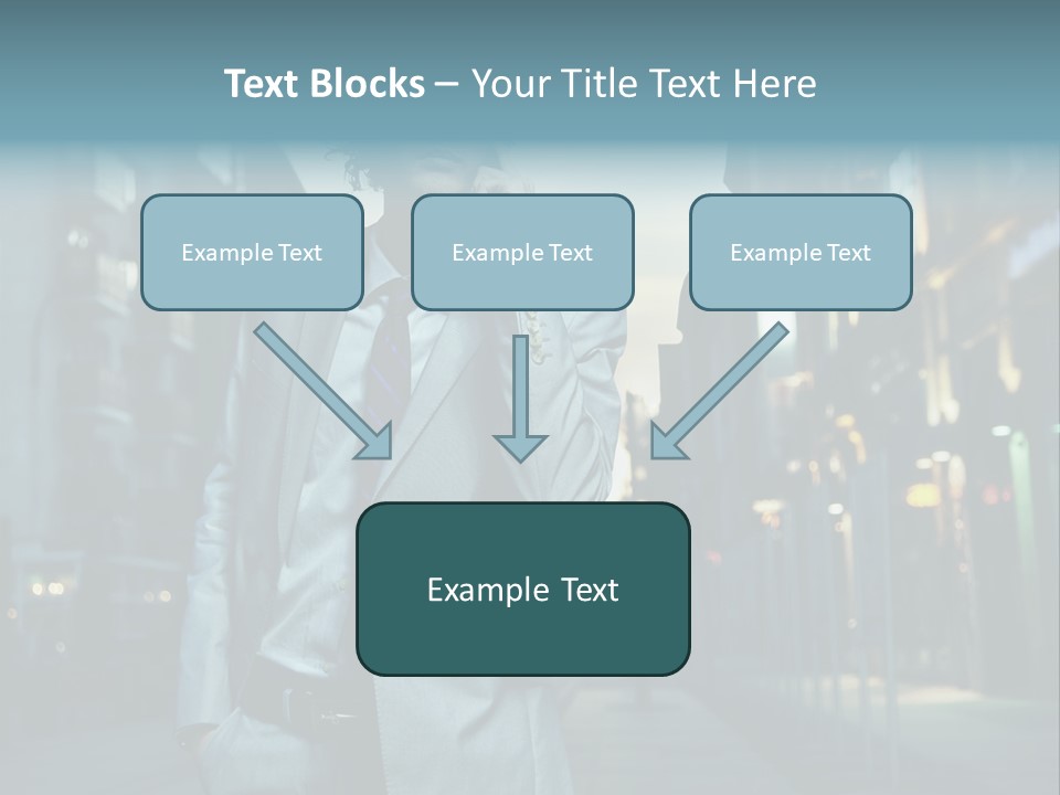 Meeting Street Guy PowerPoint Template
