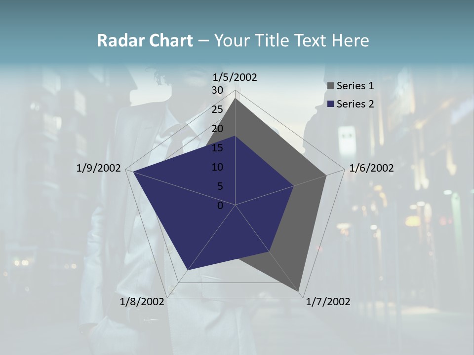 Meeting Street Guy PowerPoint Template