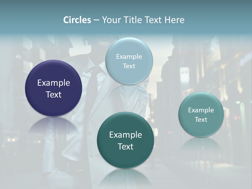 Meeting Street Guy PowerPoint Template