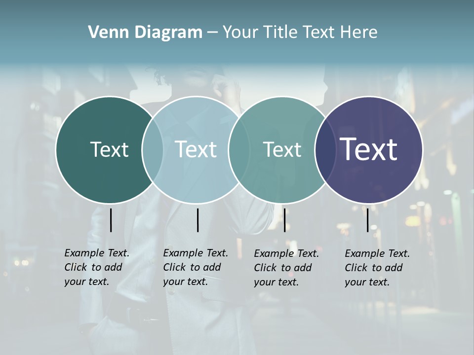 Meeting Street Guy PowerPoint Template