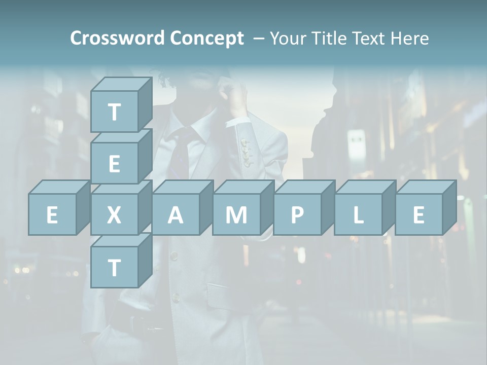 Meeting Street Guy PowerPoint Template