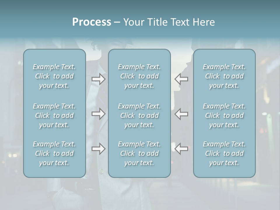 Meeting Street Guy PowerPoint Template
