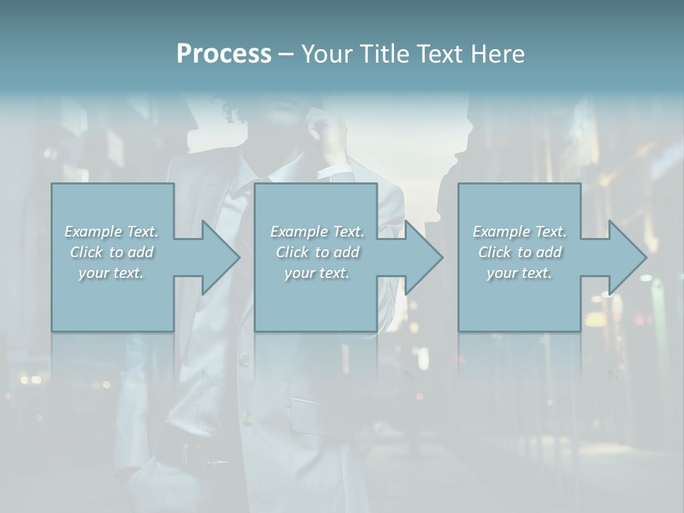 Meeting Street Guy PowerPoint Template