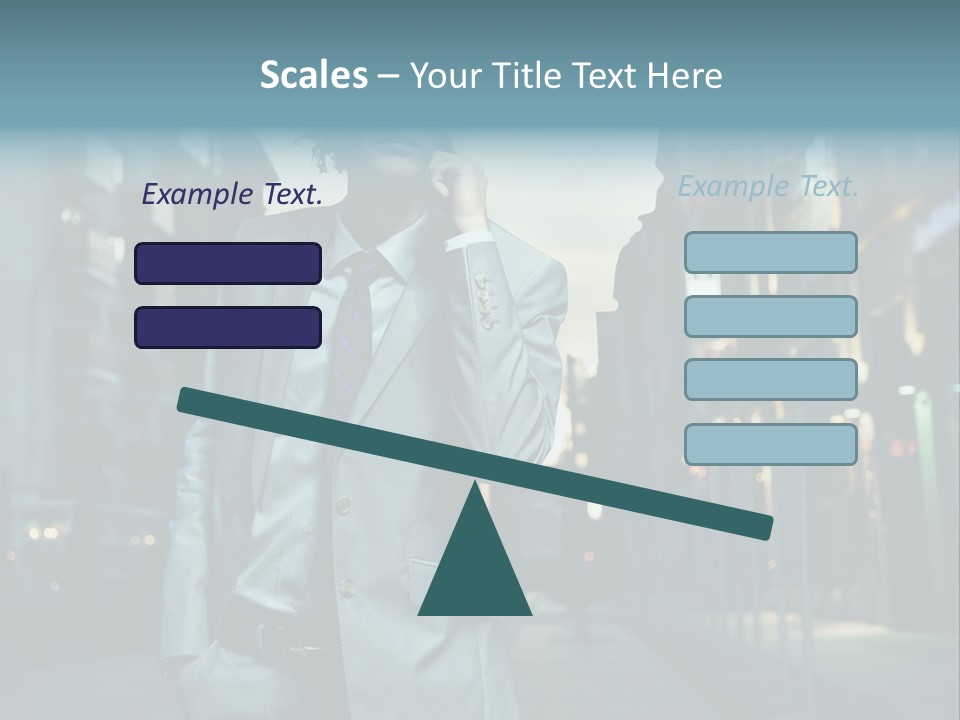 Meeting Street Guy PowerPoint Template