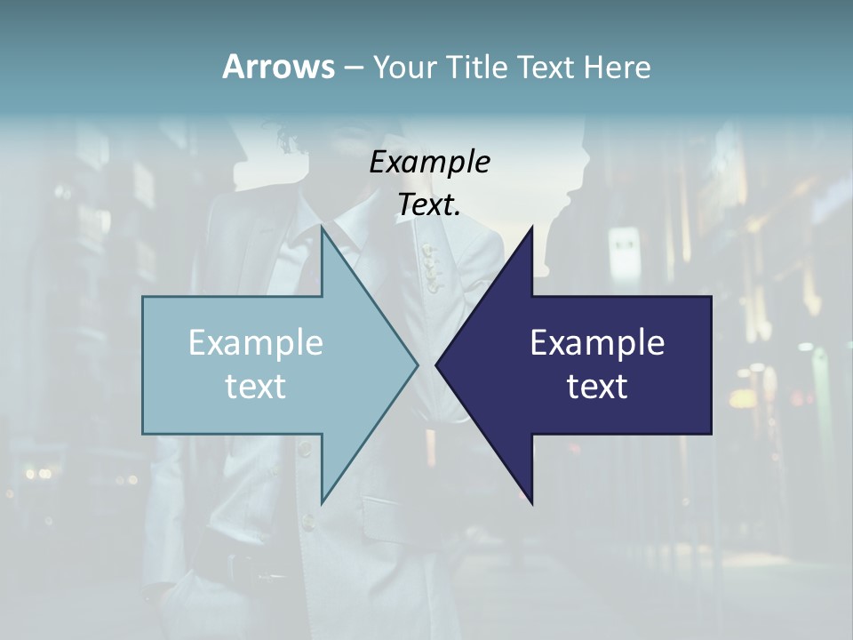 Meeting Street Guy PowerPoint Template