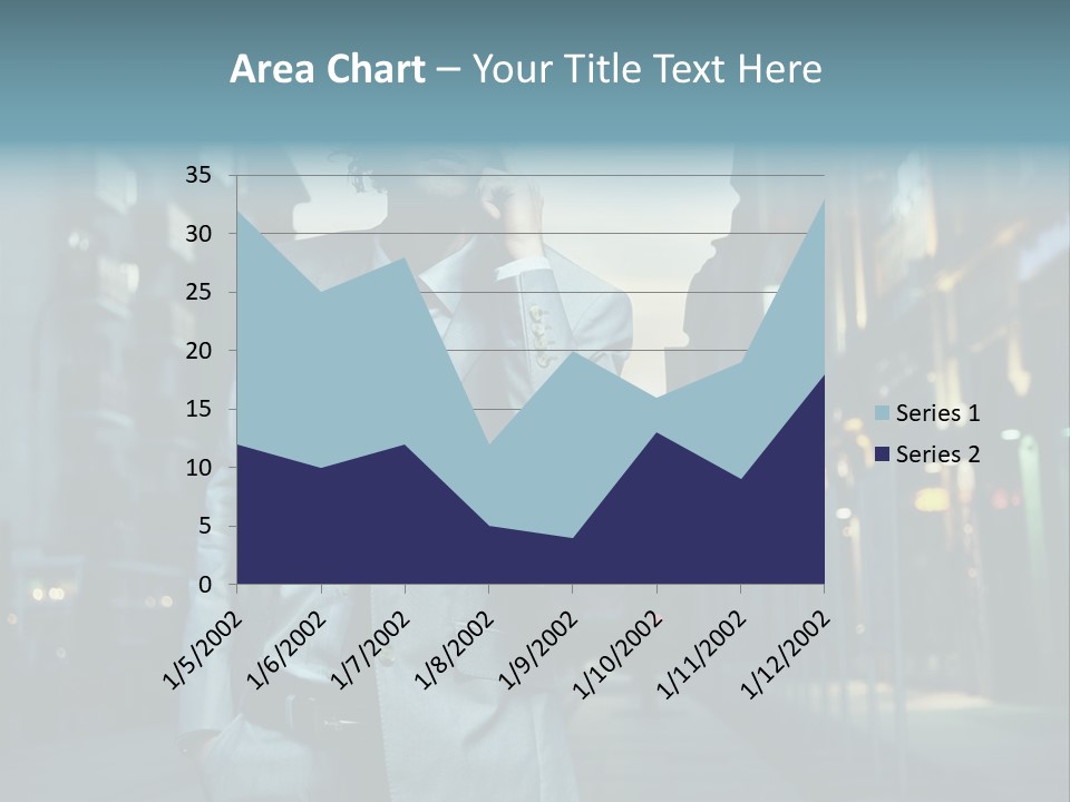 Meeting Street Guy PowerPoint Template