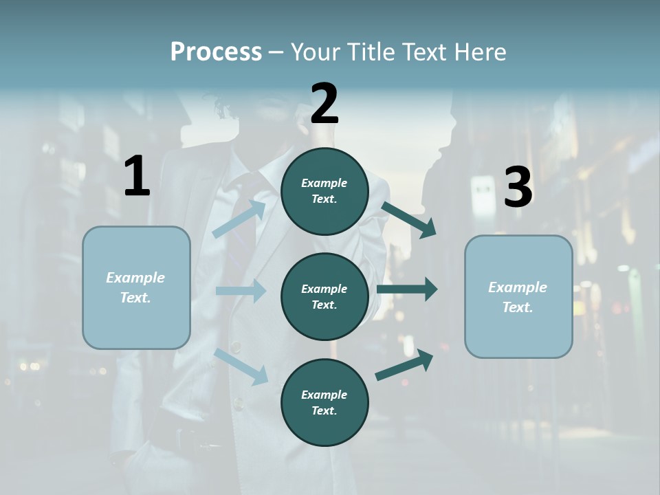 Meeting Street Guy PowerPoint Template