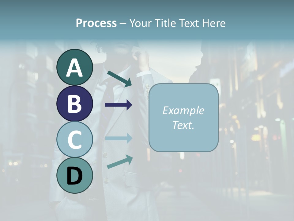 Meeting Street Guy PowerPoint Template