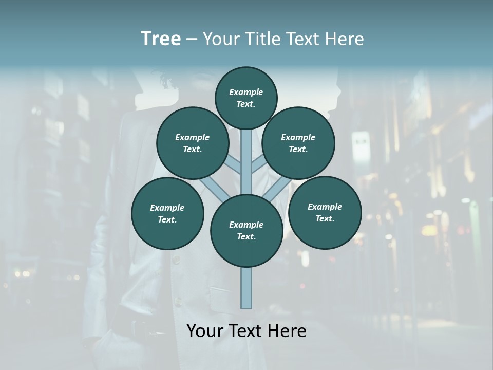 Meeting Street Guy PowerPoint Template