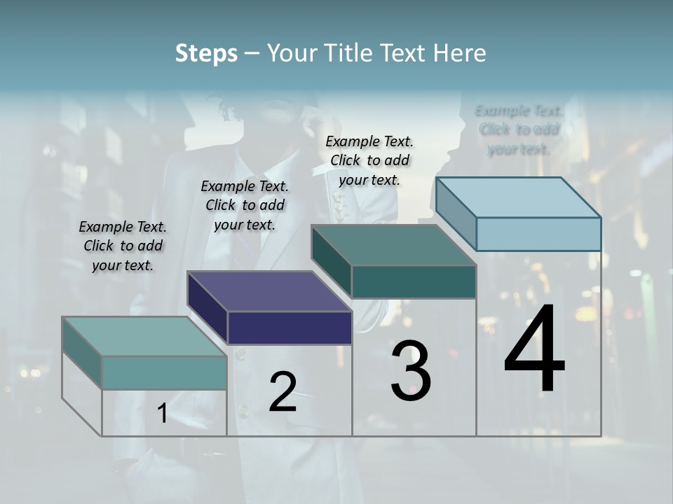 Meeting Street Guy PowerPoint Template