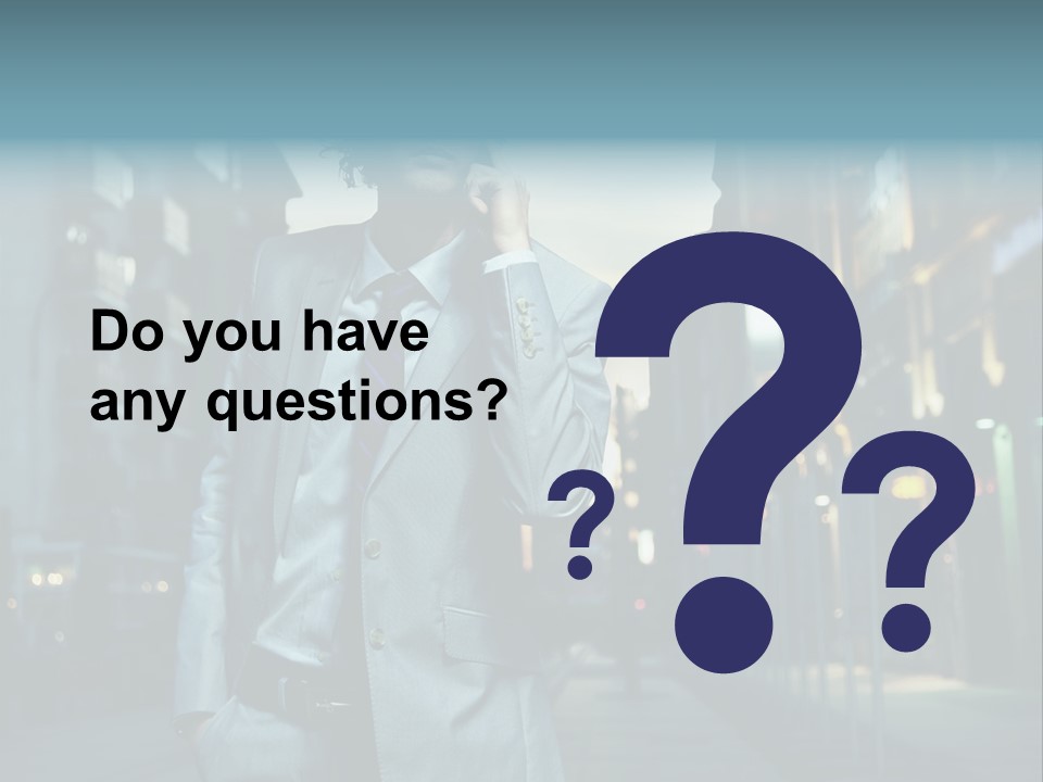 Meeting Street Guy PowerPoint Template