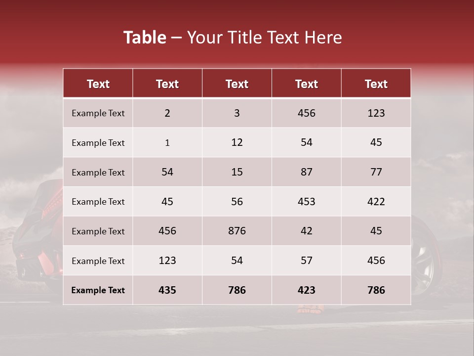 Woman Drive Automobile PowerPoint Template