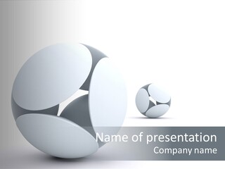 Blue Generated Business PowerPoint Template