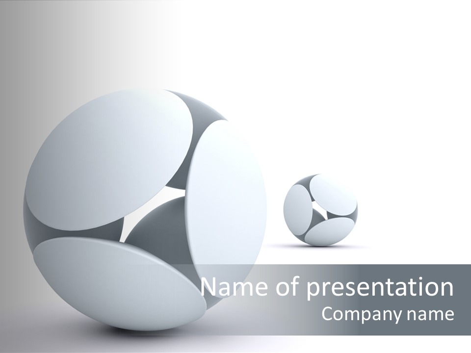 Blue Generated Business PowerPoint Template