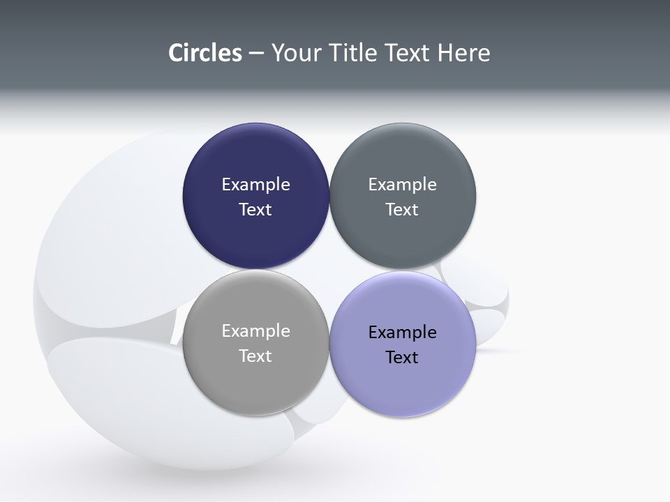 Blue Generated Business PowerPoint Template