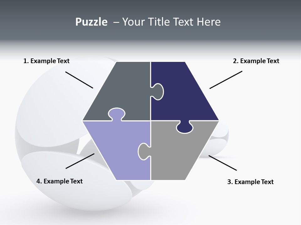 Blue Generated Business PowerPoint Template