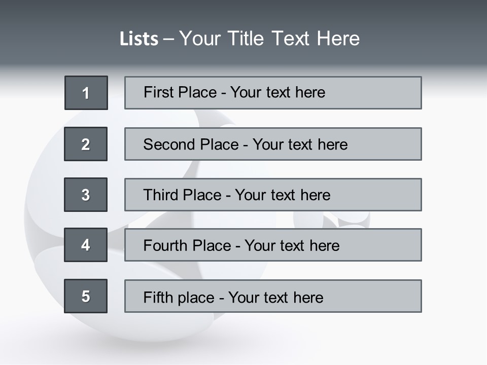 Blue Generated Business PowerPoint Template