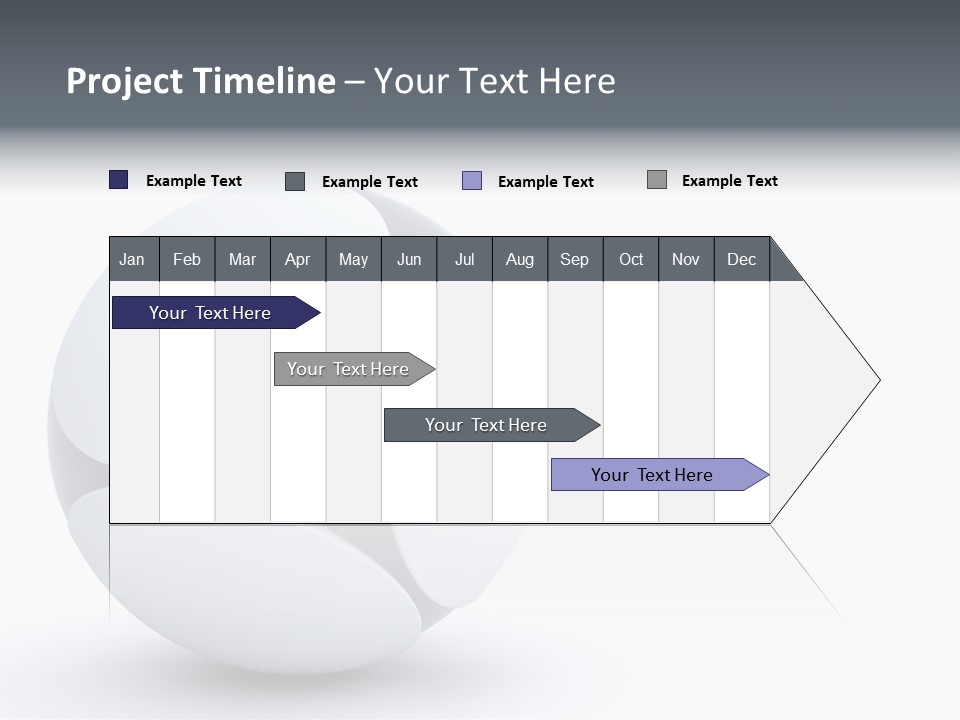 Blue Generated Business PowerPoint Template