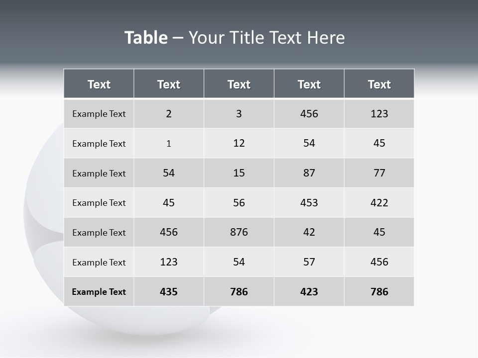 Blue Generated Business PowerPoint Template