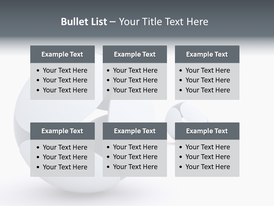 Blue Generated Business PowerPoint Template