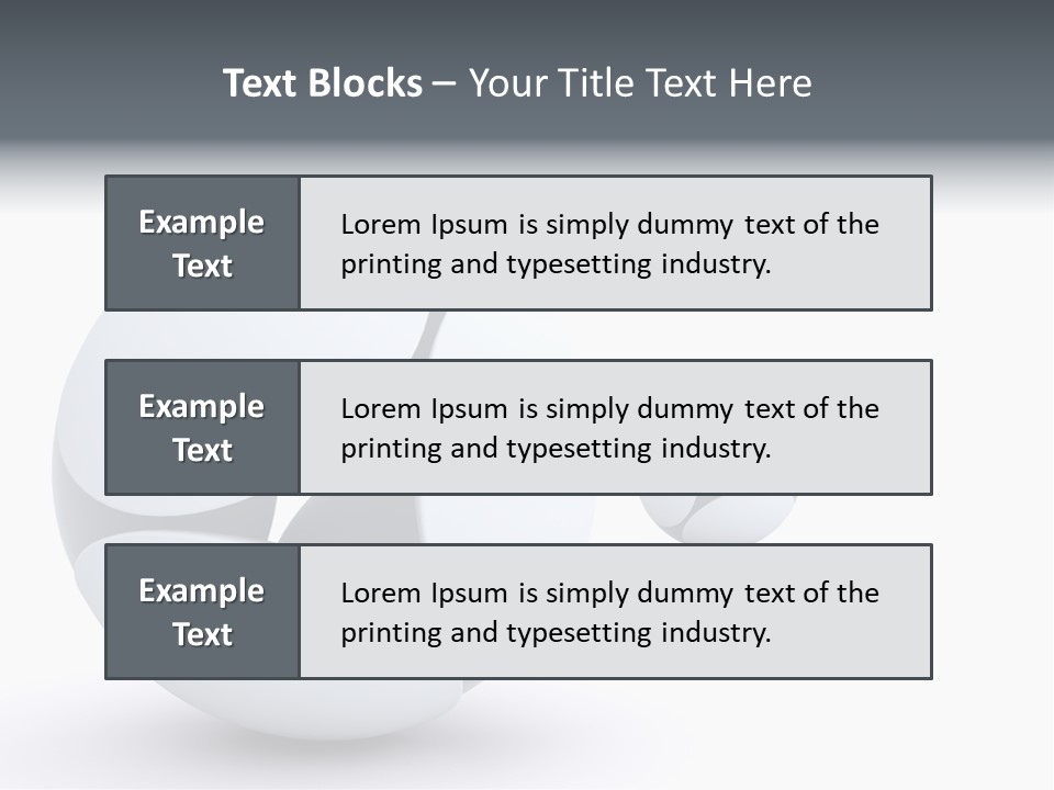 Blue Generated Business PowerPoint Template