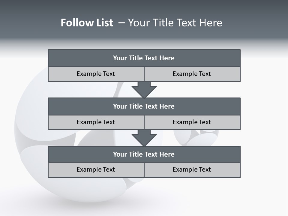 Blue Generated Business PowerPoint Template